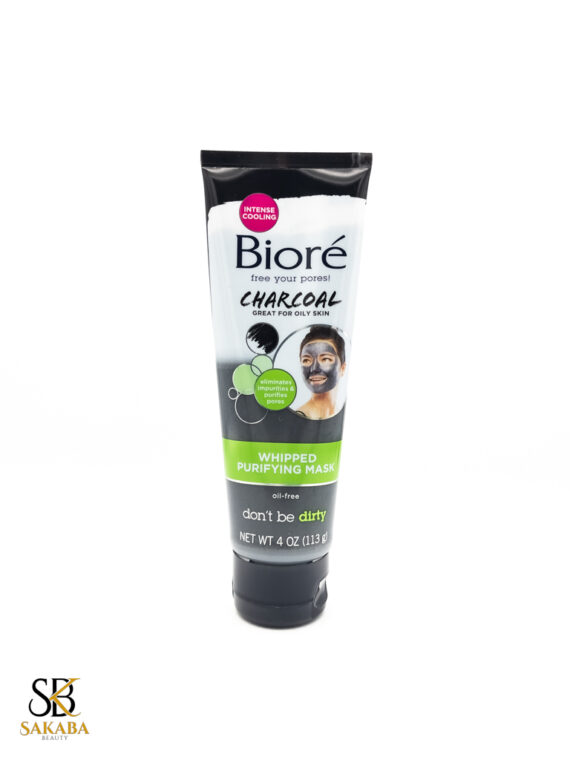 Biore Whipped Purifying Detox Mask, Charcoal SAKABA BEAUTY