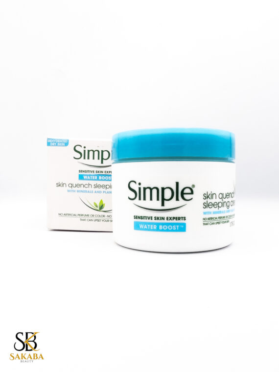 SIMPLE SKIN QUENCH SLEEPING CREAM SAKABA BEAUTY