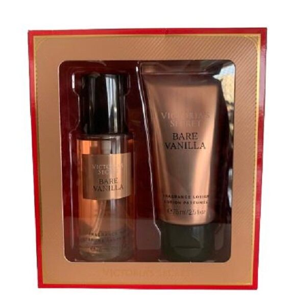 Victoria's Secret coffret Bare Vanilla Fragrance Mist & Lotion